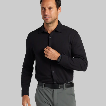 Bayside Oxford Long Sleeve Button Down