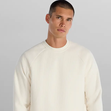 Heavyweight Waffle Crewneck